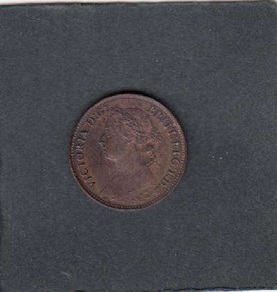 Beschrijving: 1 Farthing  VICTORIA